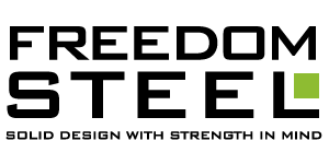 Freedom Steel Buildings Large Logo